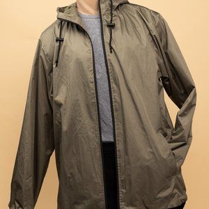 ZAK Olive Green Windbreaker with Shoulder Detail XL